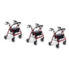 Making Life Easy Rollator 8 Fixed Frame Burgundy Pack of 3