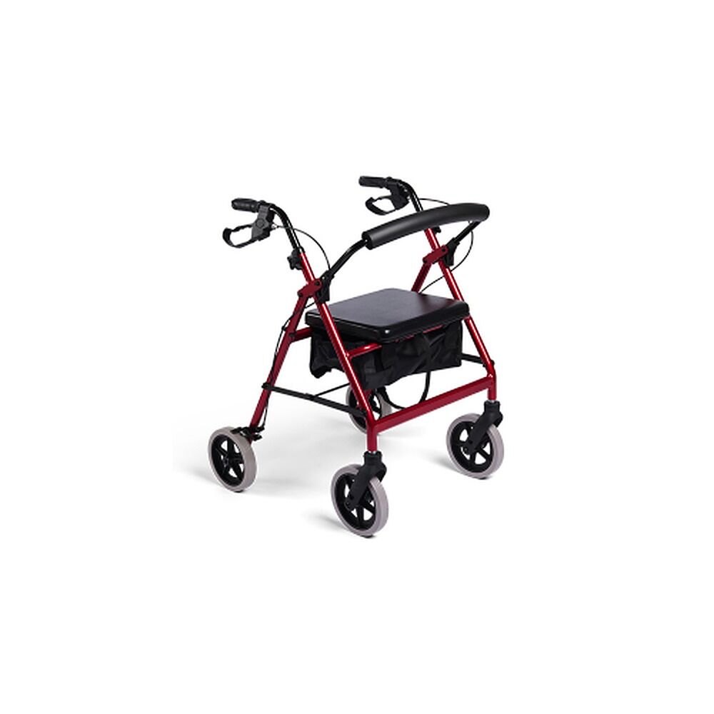Making Life Easy Rollator 8 Fixed Frame Burgundy