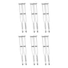 Making Life Easy Underarm Aluminium Crutches Tall Pair Pack of 6