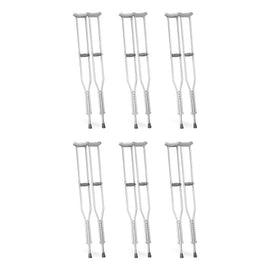 Making Life Easy Underarm Aluminium Crutches Tall Pair Pack of 6