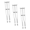 Making Life Easy Underarm Aluminium Crutches Adult Pair Pack of 3