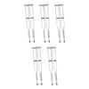 Making Life Easy Underarm Aluminium Crutches Adult Pair Pack of 5