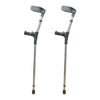 Making Life Easy Forearm Ergonomic Crutches Adult Pair Pack of 2