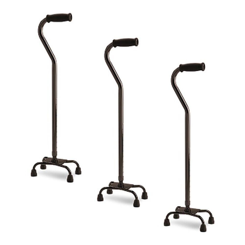 Making Life Easy Quad Cane Black Pack of 3