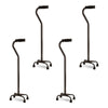 Making Life Easy Quad Cane Black Pack of 4