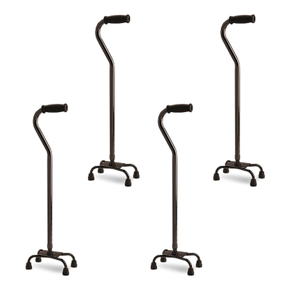 Making Life Easy Quad Cane Black Pack of 4