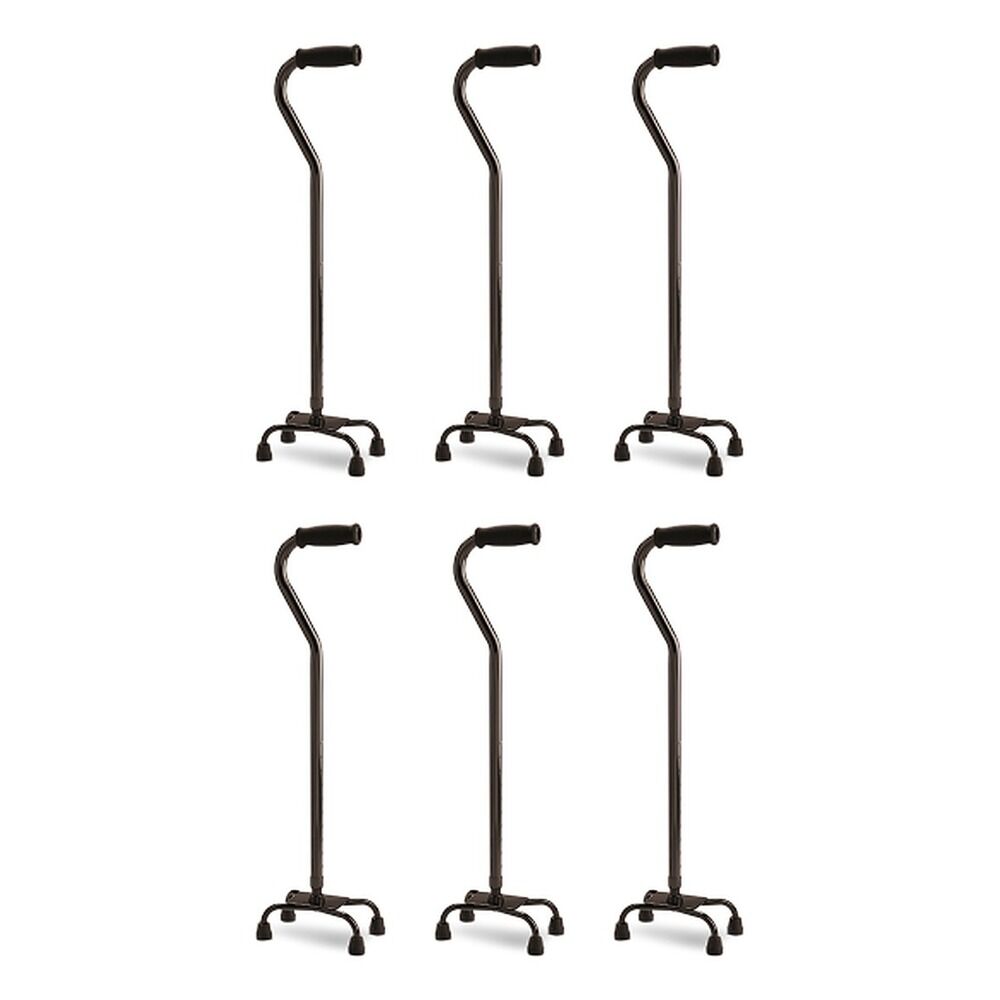 Making Life Easy Quad Cane Black Pack of 6