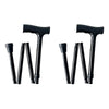 Making Life Easy Folding Walking Cane Black Pack of 2