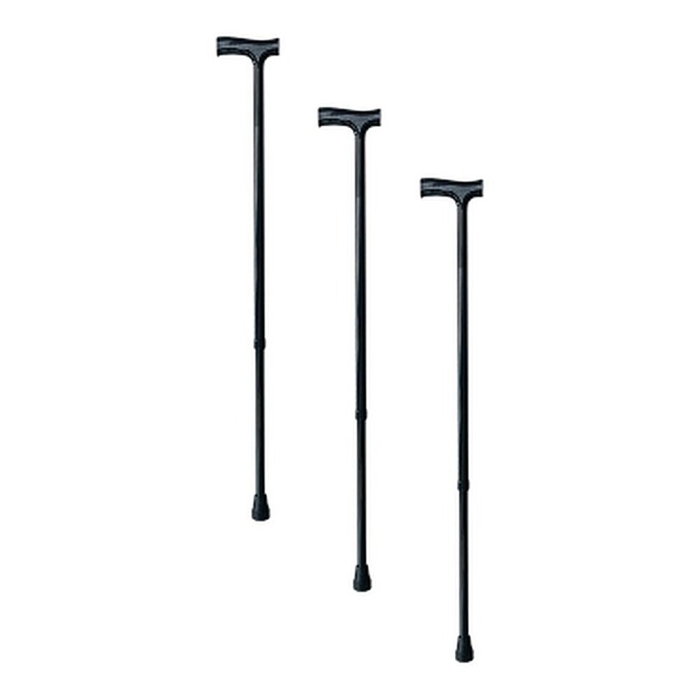 Making Life Easy T Handle Walking Cane Black Pack of 3