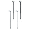 Making Life Easy T Handle Walking Cane Black Pack of 4