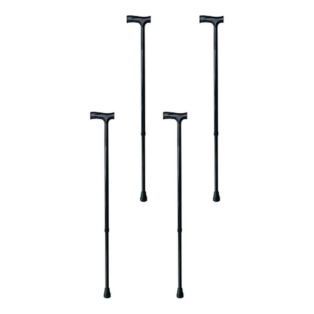 Making Life Easy T Handle Walking Cane Black Pack of 4