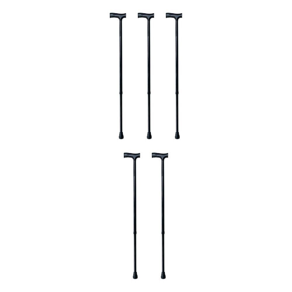 Making Life Easy T Handle Walking Cane Black Pack of 5