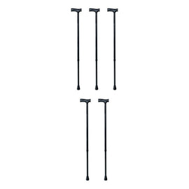 Making Life Easy T Handle Walking Cane Black Pack of 5