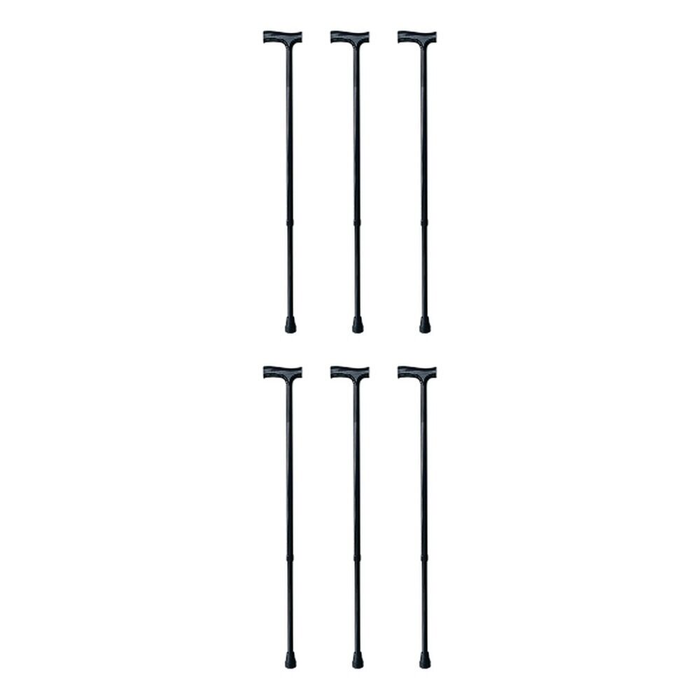 Making Life Easy T Handle Walking Cane Black Pack of 6