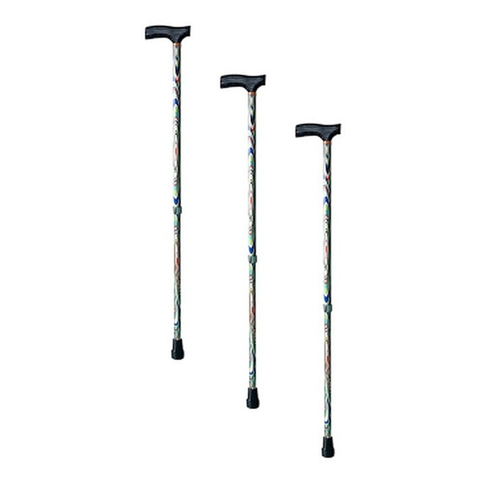 Making Life Easy T Handle Walking Cane Green Pack of 3