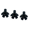 Making Life Easy Self-Standing Cane Tip 19mm Black Pack of 3