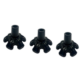 Making Life Easy Self-Standing Cane Tip 19mm Black Pack of 3