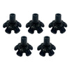 Making Life Easy Self-Standing Cane Tip 19mm Black Pack of 5