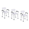 Making Life Easy Shower Chair Aluminium Armrest Pack of 3