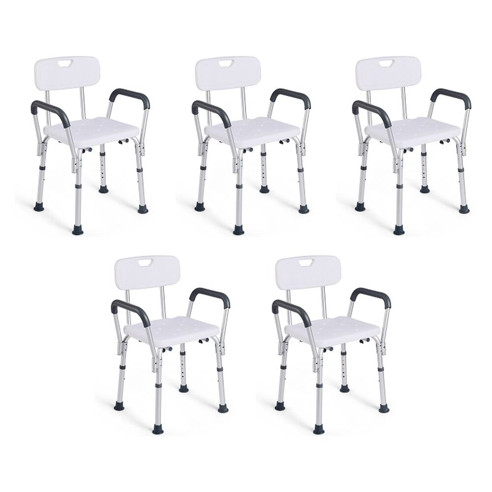 Making Life Easy Shower Chair Aluminium Armrest Pack of 5
