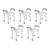 Making Life Easy Shower Stool Aluminium Armrest Pack of 5