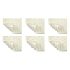 Making Life Easy Bath Shower Mat - Cream Pack of 6