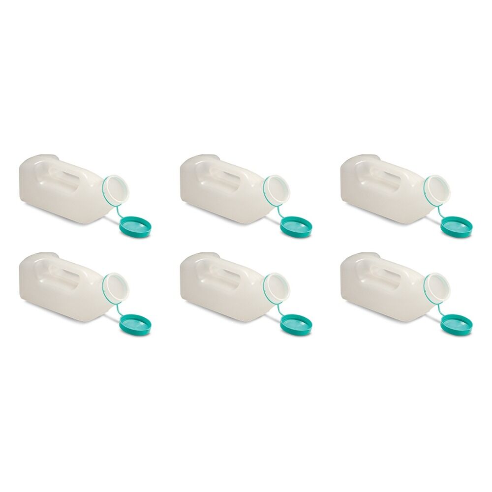 Making Life Easy Male Urinal with Lid Pack of 6