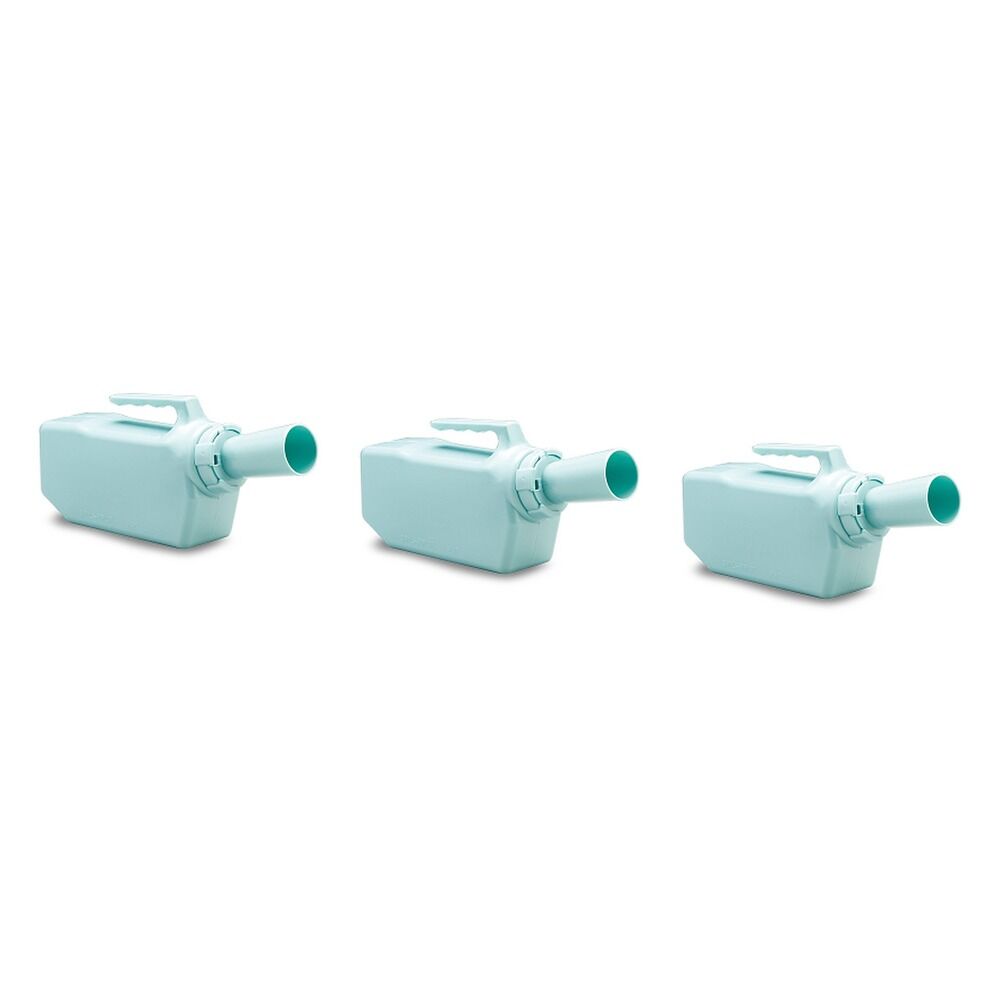 Making Life Easy Male Urinal Spil-Pruf Green Pack of 3