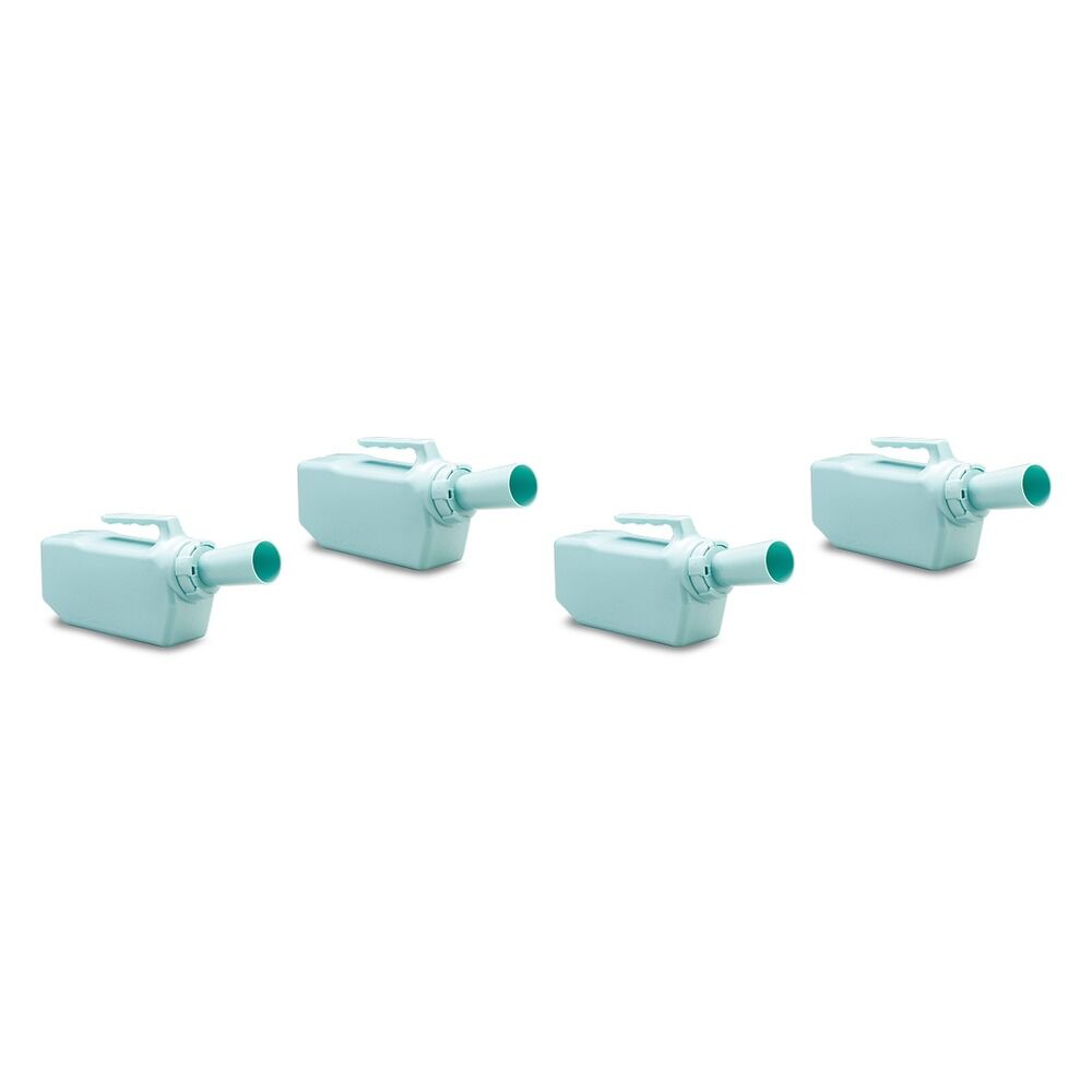 Making Life Easy Male Urinal Spil-Pruf Green Pack of 4
