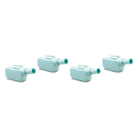 Making Life Easy Male Urinal Spil-Pruf Green Pack of 4