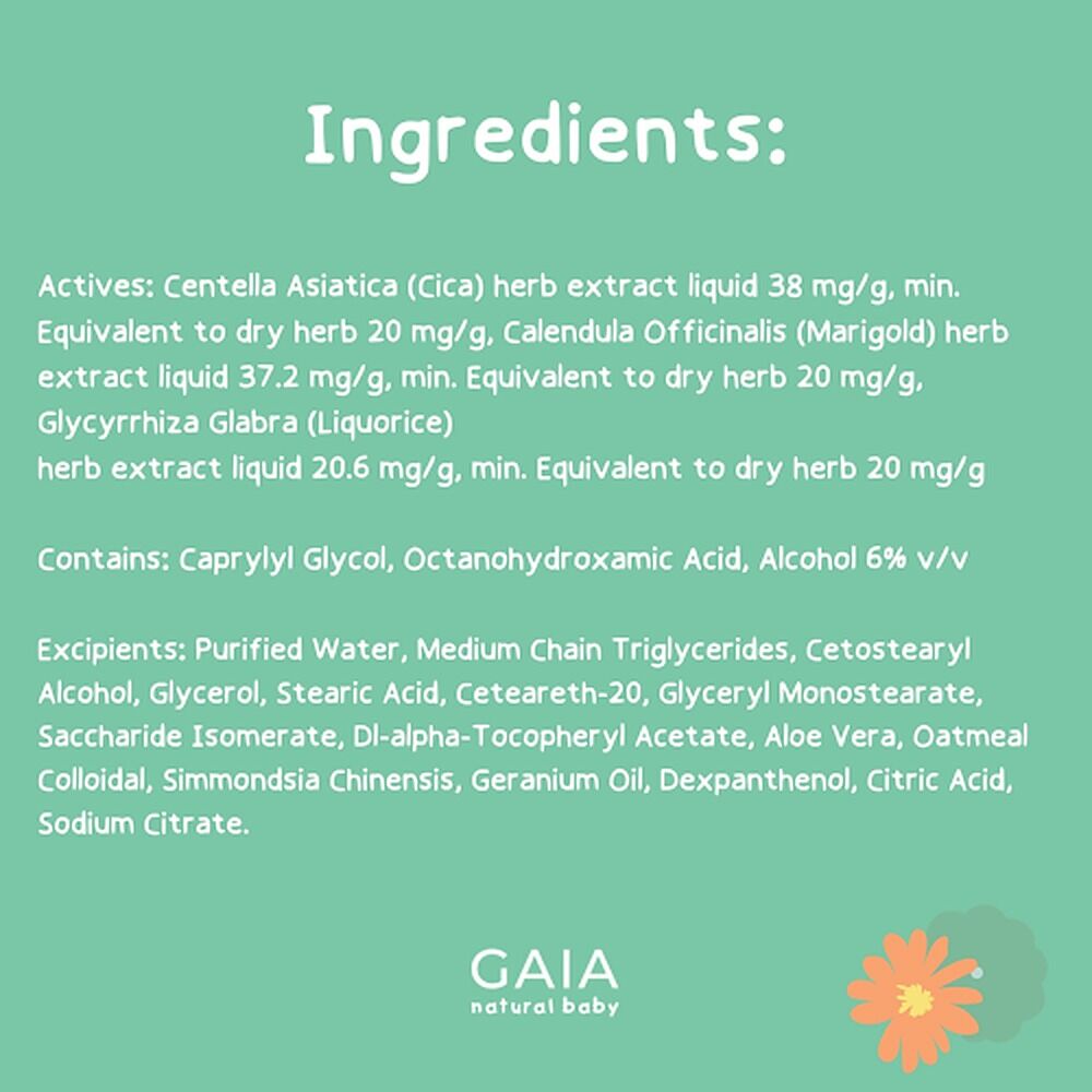 GAIA Natural Baby Eczema Cream 100g x 6