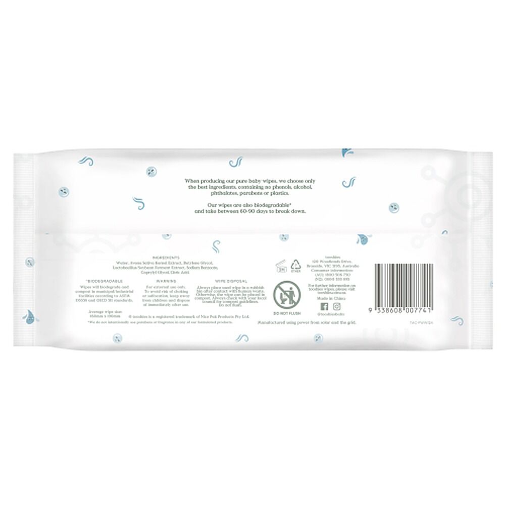 tooshies Eco Probiotic Water Wipes 70 Pack x 8