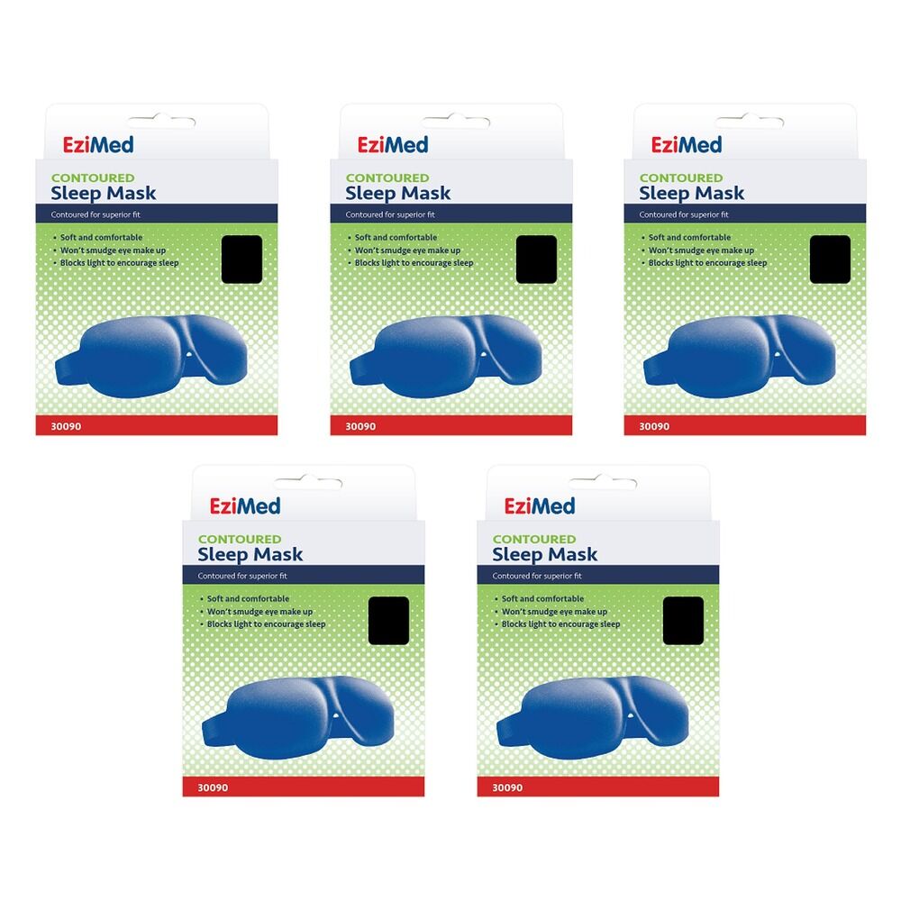 EziMed Contoured Sleep Mask x 6 Bundle of 5