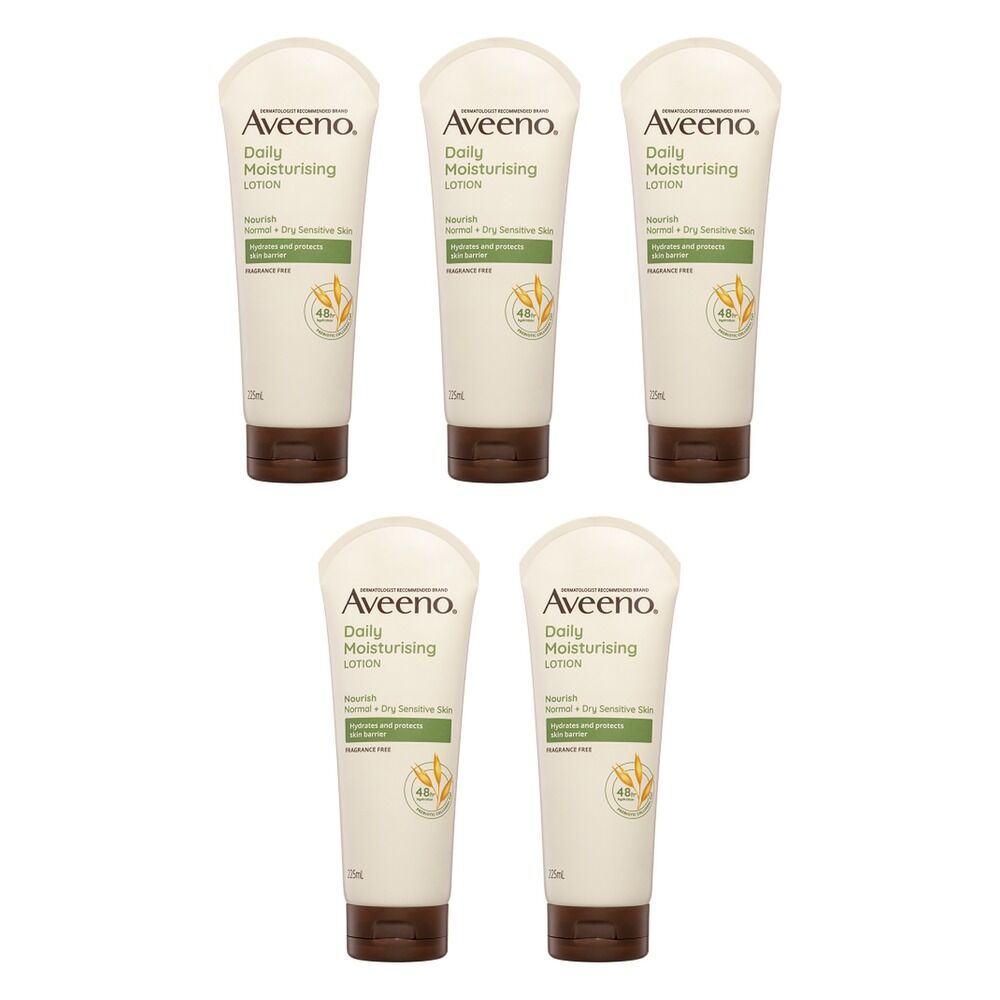 Aveeno Nourish Daily Moisturising Body Lotion 225mL Pack of 5