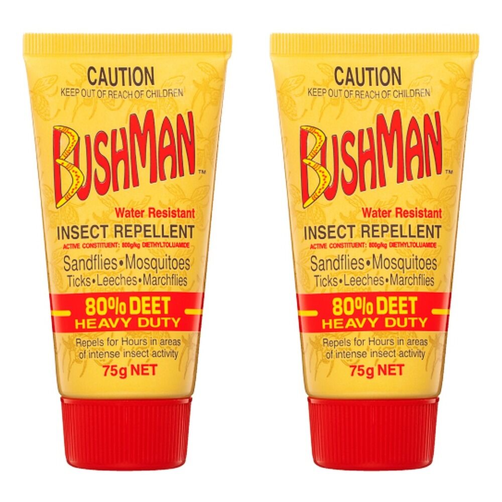 Bushman Ultra Gel Insect Repellent 75g Pack of 2