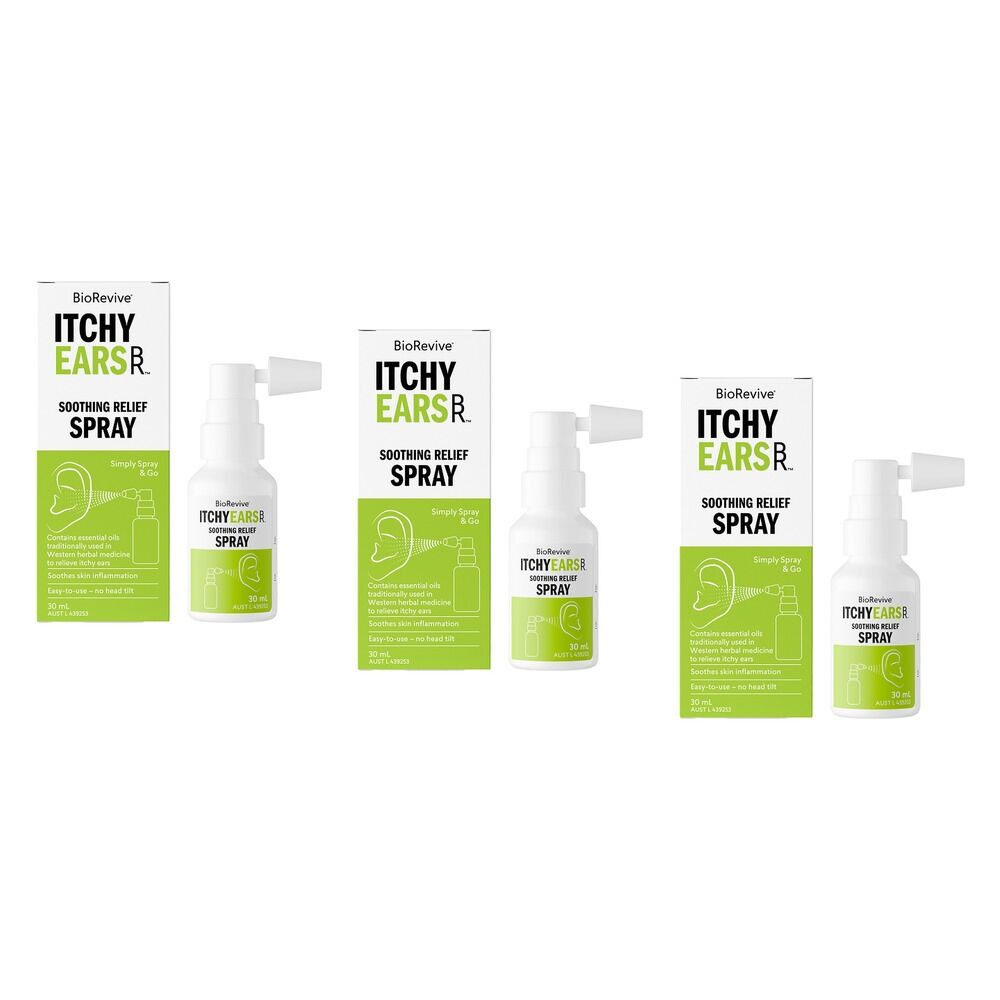 BioRevive Soothing Relief Spray 30mL Pack of 3