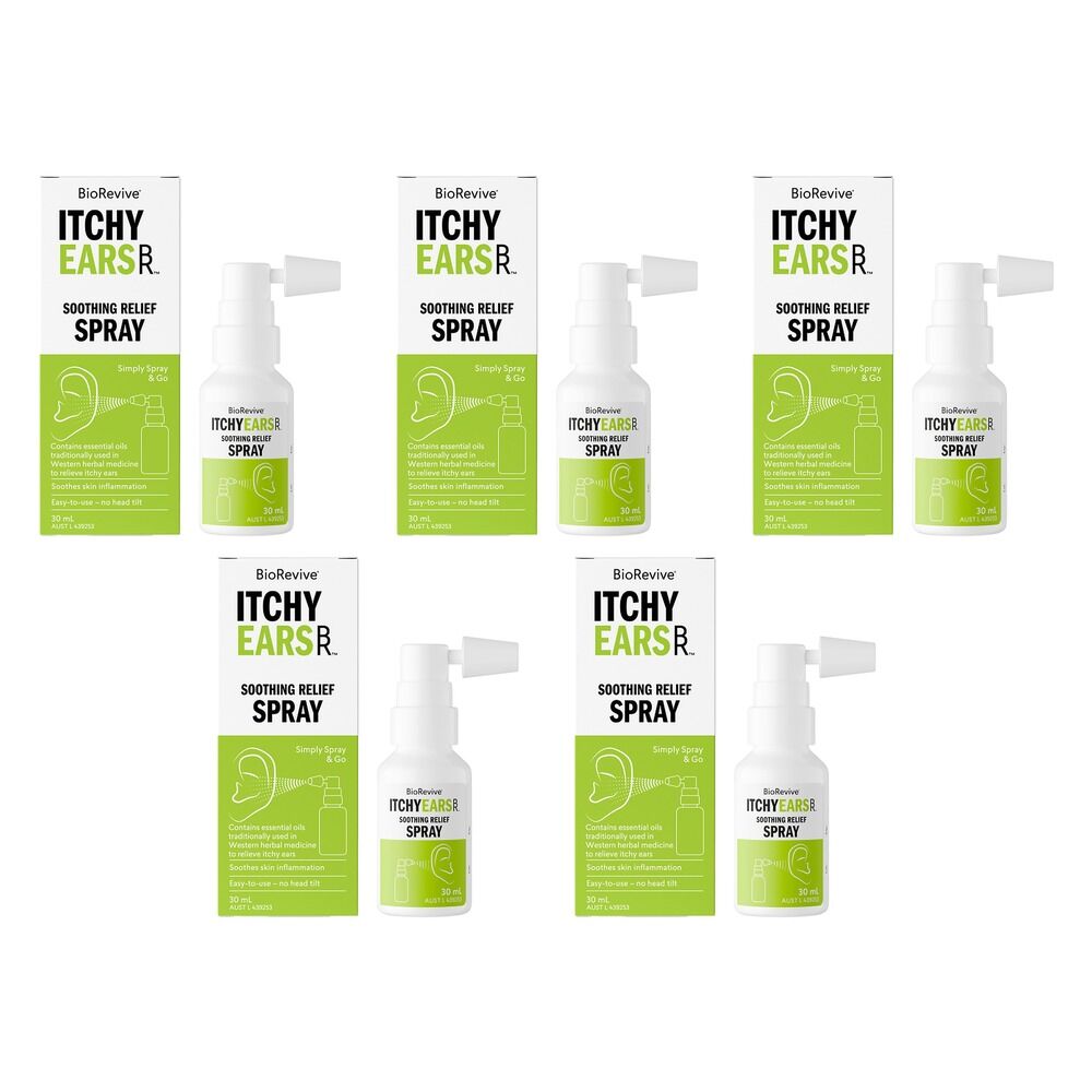 BioRevive Soothing Relief Spray 30mL Pack of 5