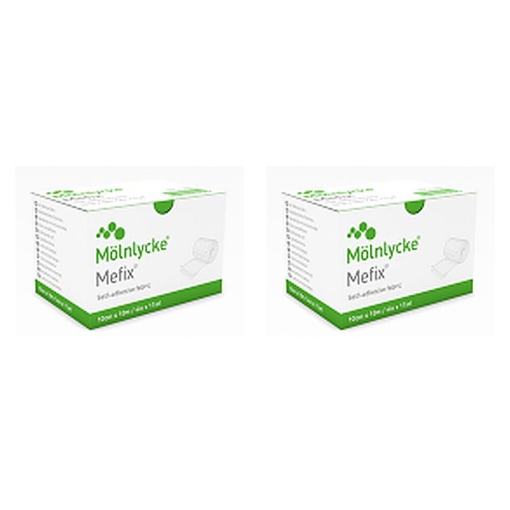 Mefix Fabric Dressing Tape 10cm x 10m 1 Roll Pack of 2
