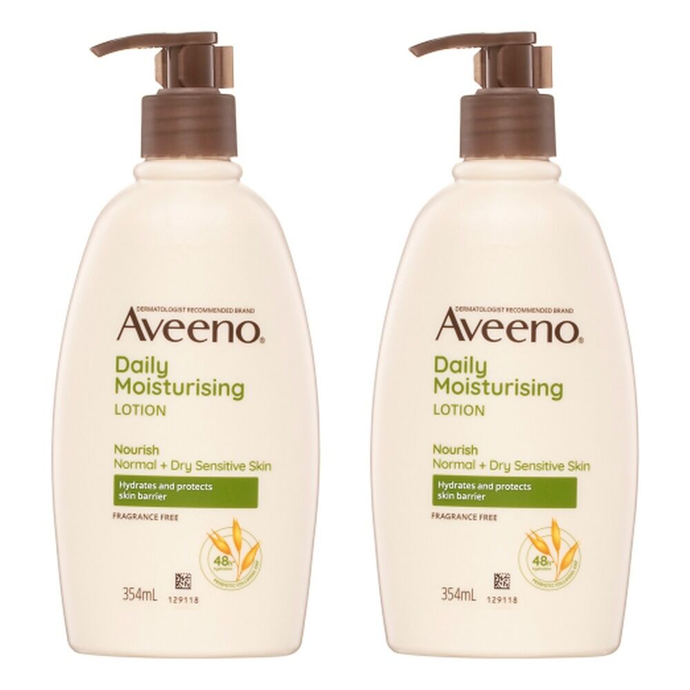 Aveeno Nourish Daily Moisturising Body Lotion 354mL Pack of 2