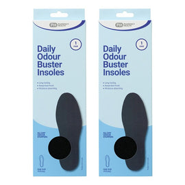 Pharmacy Health Daily Odour Buster Insoles x 6 Bundle of 2