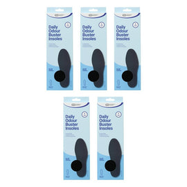 Pharmacy Health Daily Odour Buster Insoles x 6 Bundle of 5