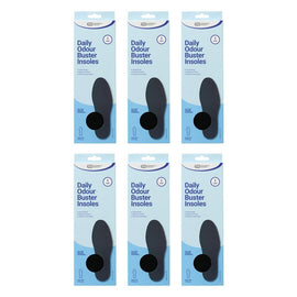 Pharmacy Health Daily Odour Buster Insoles x 6 Bundle of 6