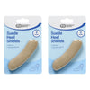 Pharmacy Health Suede Heel Shields 2-Pair x 6 Bundle of 2