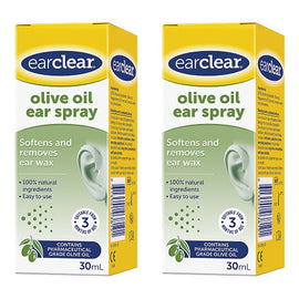 Ear Clear Olive Oil Ear Spray 30mL Pack of 2