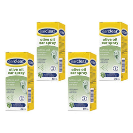 Ear Clear Olive Oil Ear Spray 30mL Pack of 4