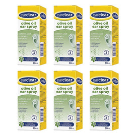 Ear Clear Olive Oil Ear Spray 30mL Pack of 6