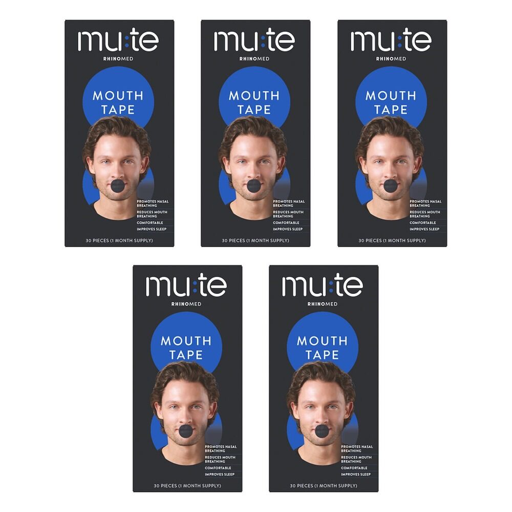 Mute Mouth Tape 30 Pieces Pack of 5