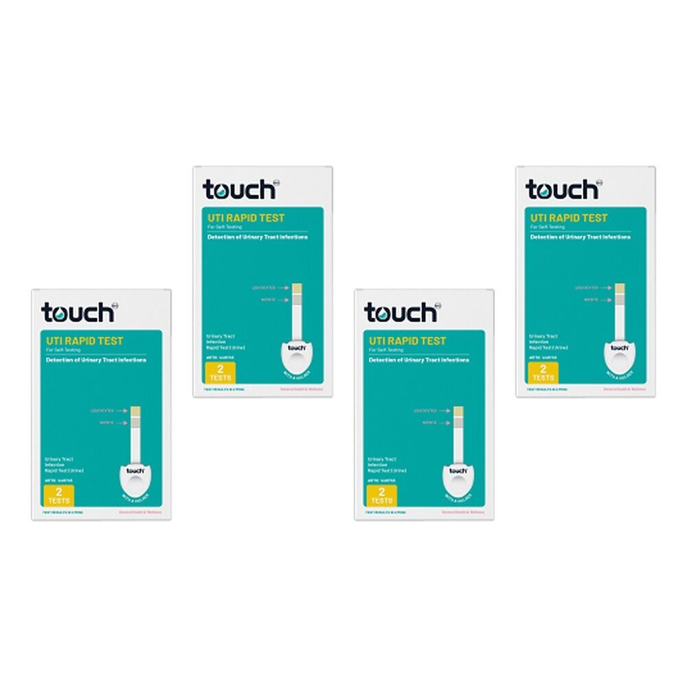 TouchBio UTI Self Test 2 Pack Bundle of 4