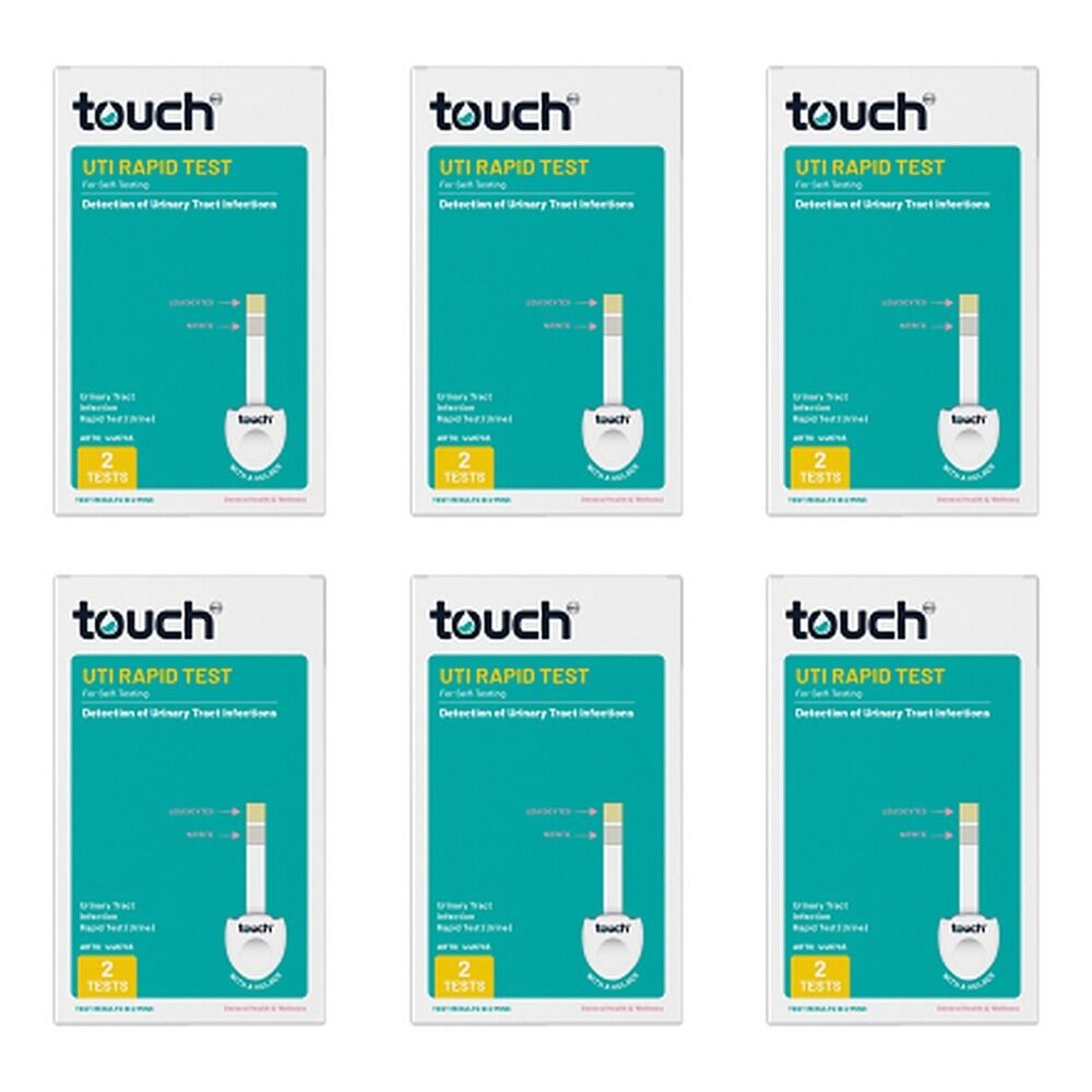 TouchBio UTI Self Test 2 Pack Bundle of 6