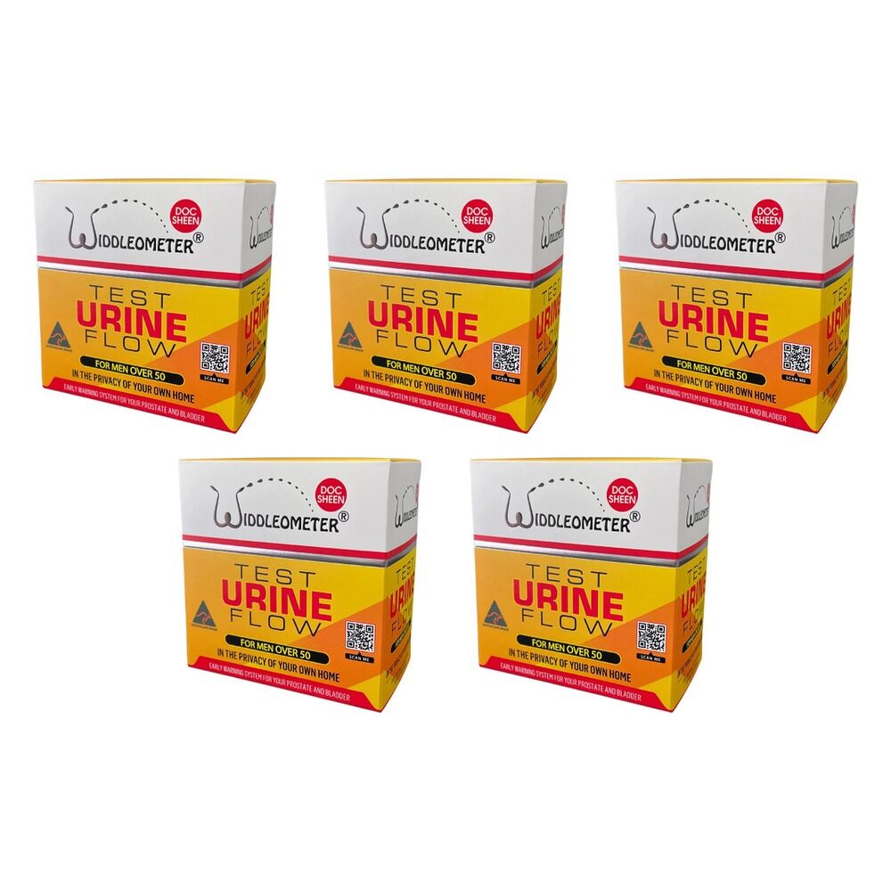 Widdleometer Urine Flow Test for Men Pack of 5